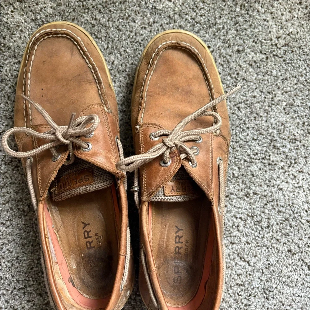 Sperry Classic Brown Leather Boat Shoes